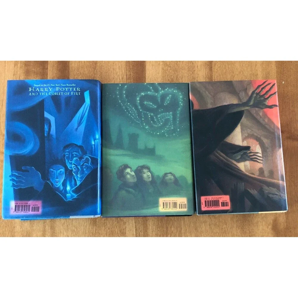 Harry Potter Lot of 3 Hardcover Book Set #5, 6, 7 DJ First American Edition - Picture 3 of 9